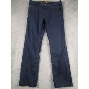 Hugo Boss Pants Mens 32x30‎ Blue Straight Chino Pockets Regular Fit Preppy